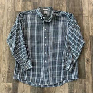LL Bean Wrinkle Resistant Button Down Plaid Shirt
0 FWV3
Men’s XL Reg Green/Blue